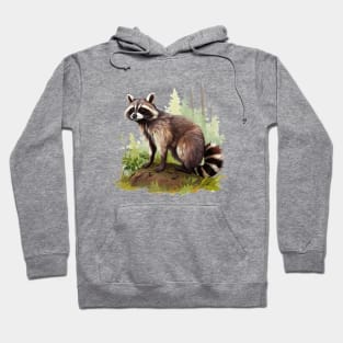 Cute Raccoon Lovers Hoodie